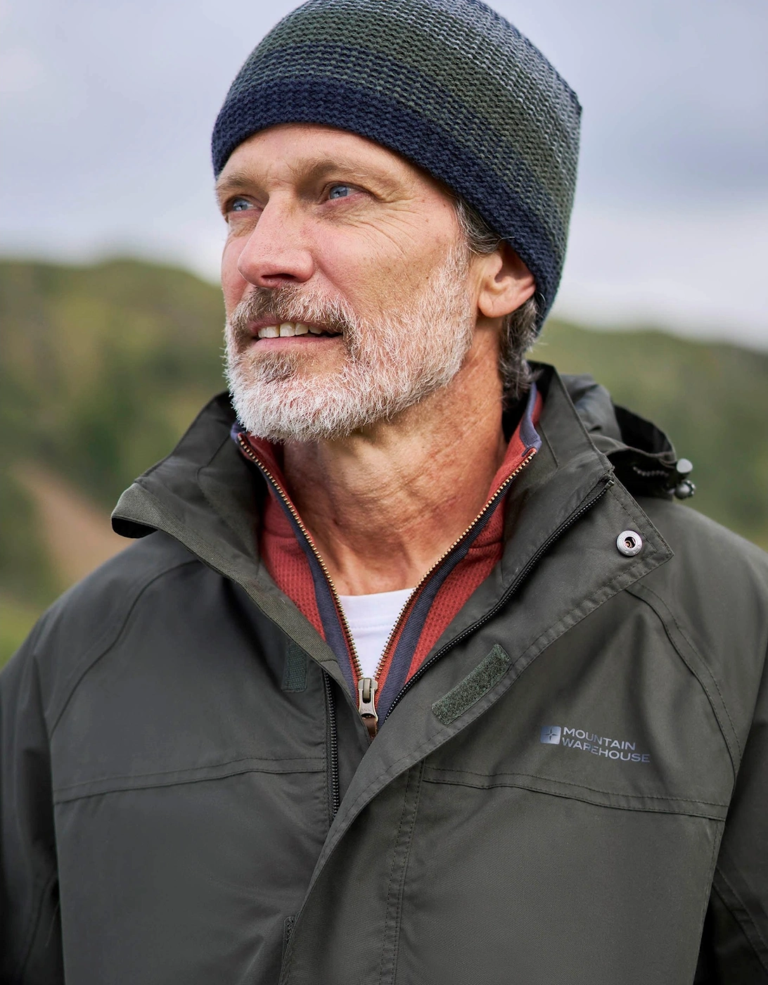 Mens Mirka Borg Lined Beanie, 2 of 1