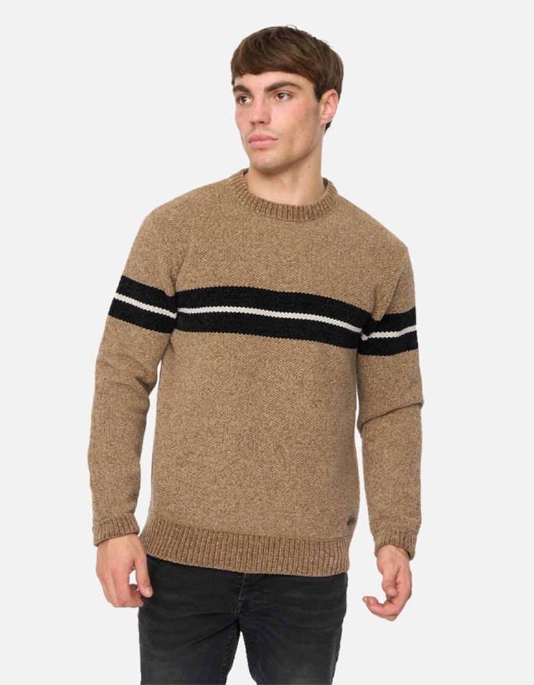 Mens Roundall Chenille Knitted Jumper
