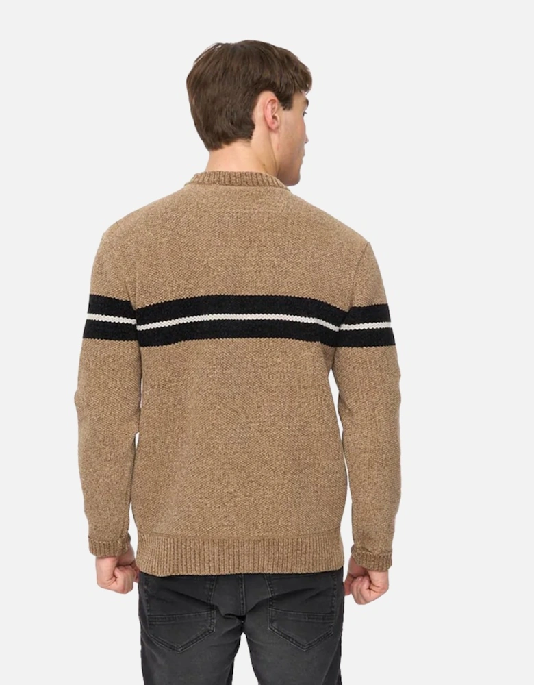 Mens Roundall Chenille Knitted Jumper