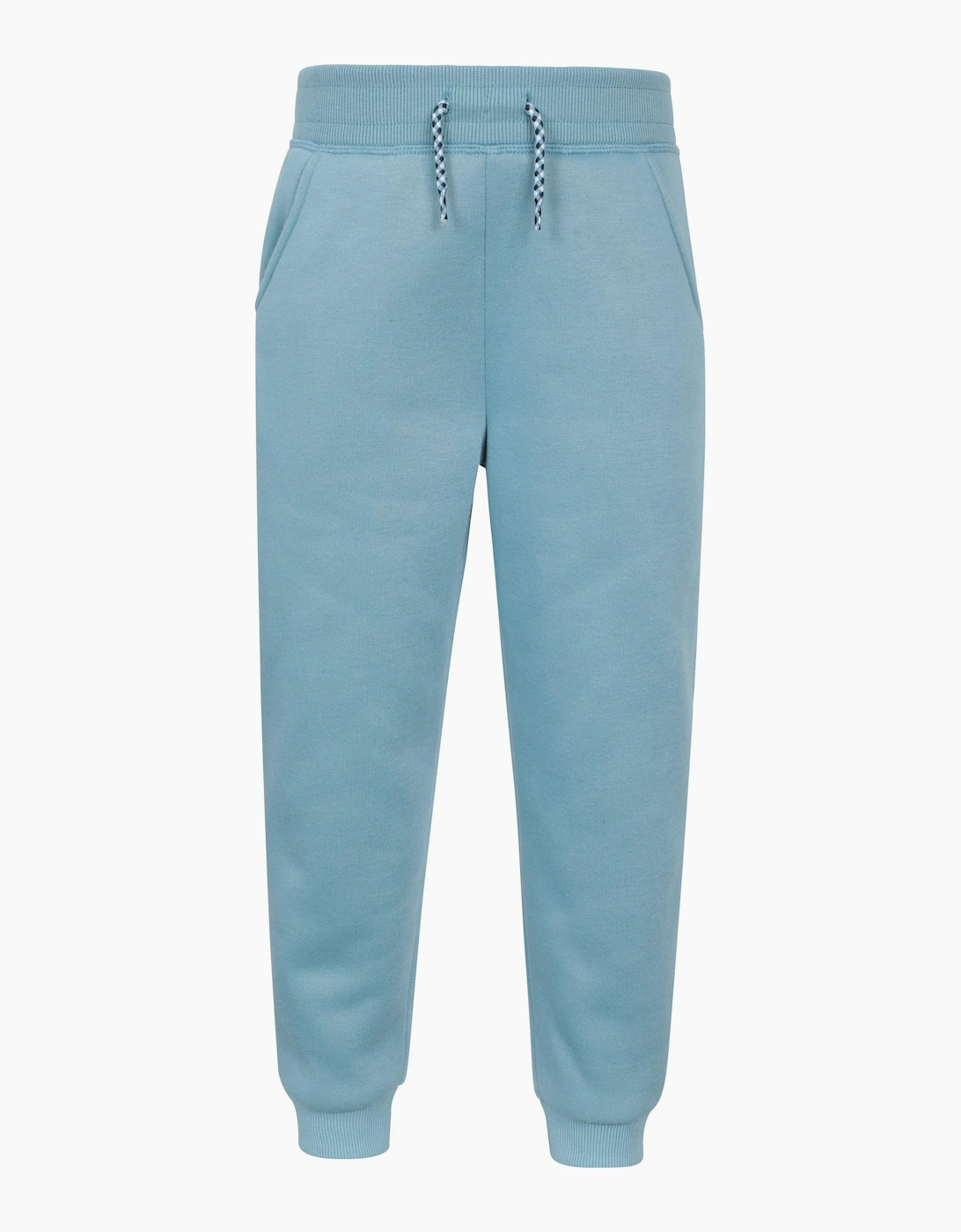 Mountain Warehouse Childrens/Kids Alpine Faux Fur Lined Jogging Bottoms - Blue/Green - Size: 9 years/10 years