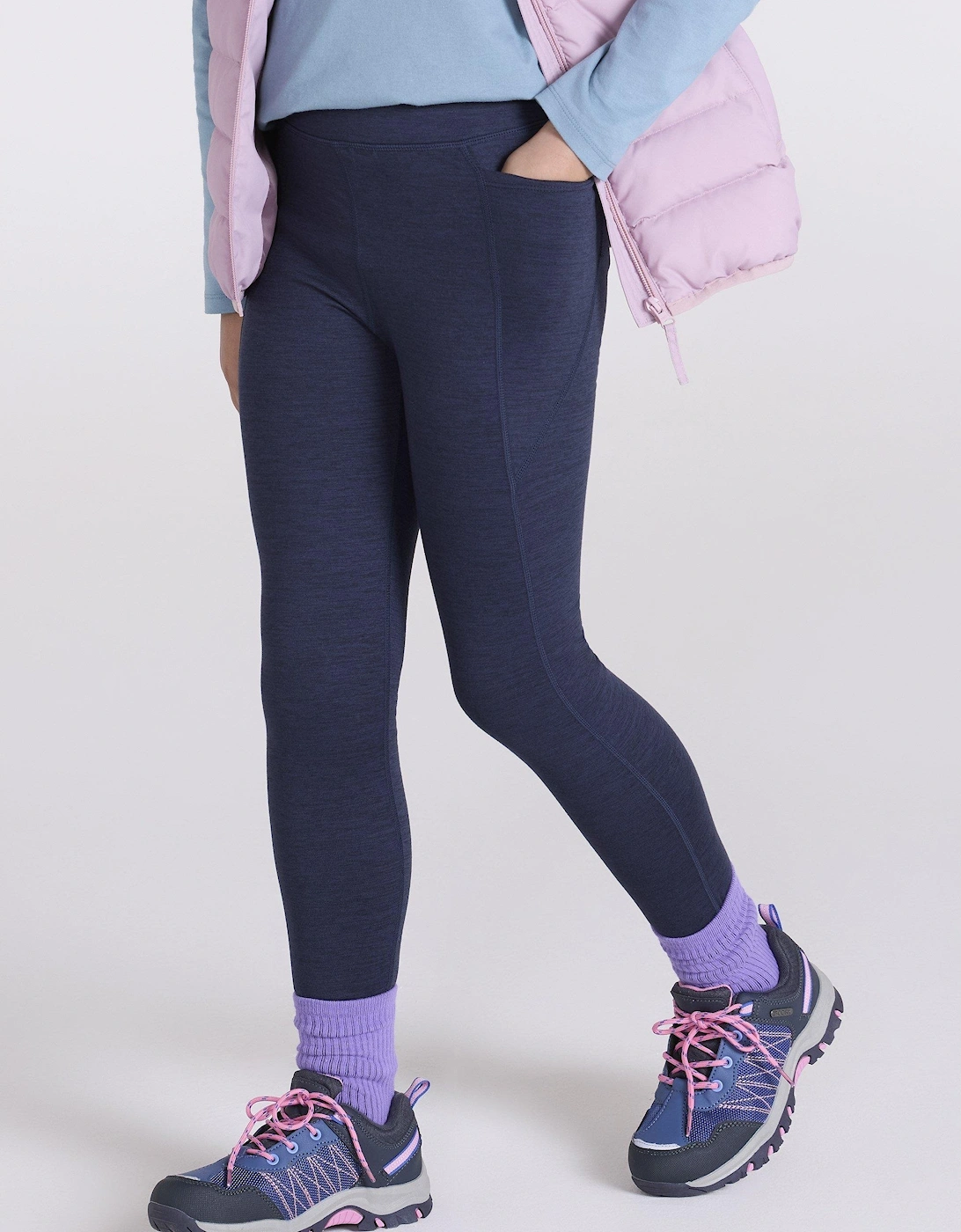 Childrens/Kids Contin Thermal Trekking Leggings, 2 of 1