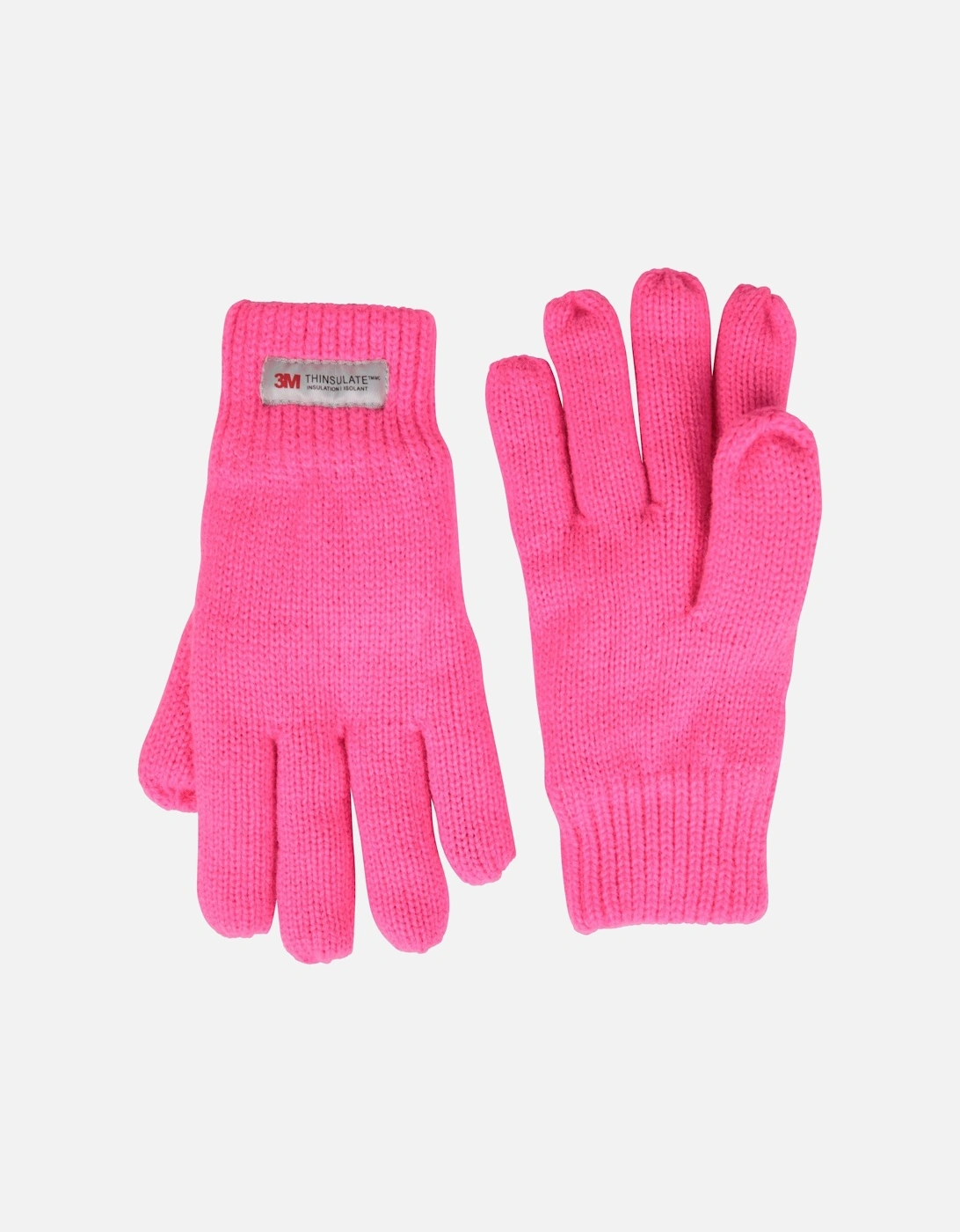 Childrens/Kids Thermal Thinsulate Knitted Gloves, 2 of 1