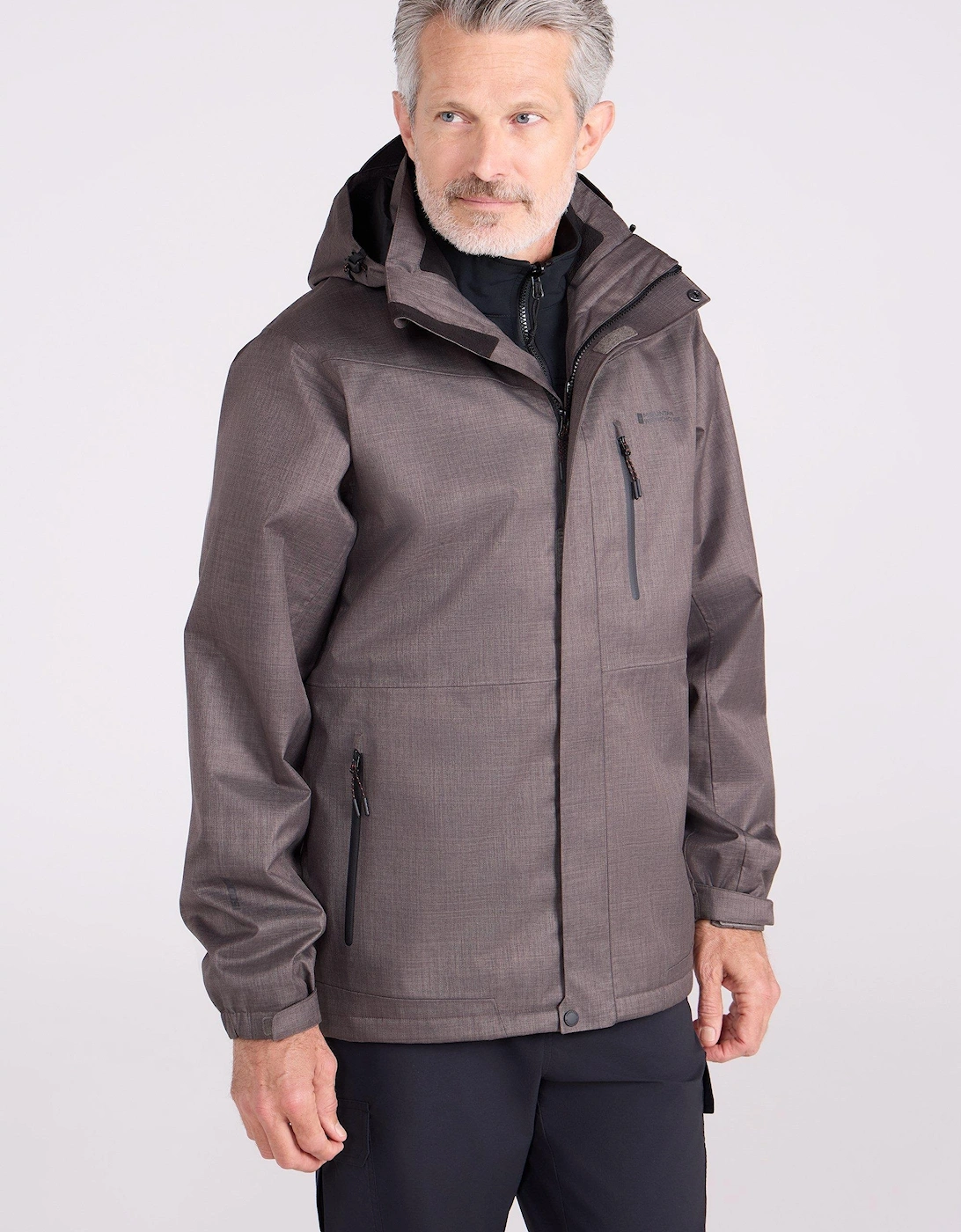 Mens Bracken Extreme 3 in 1 Waterproof Jacket, 2 of 1