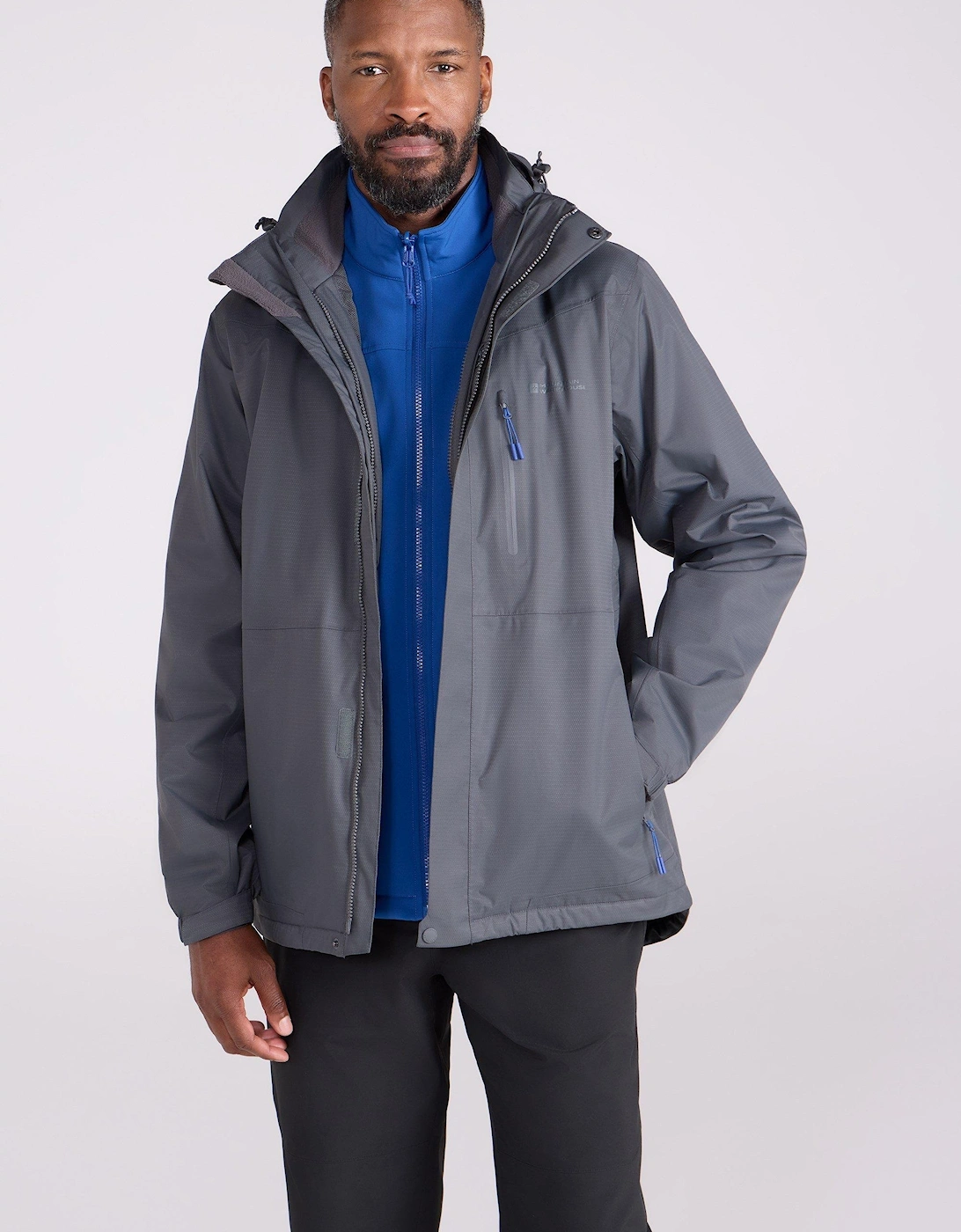 Mens Bracken Extreme 3 in 1 Waterproof Jacket, 2 of 1