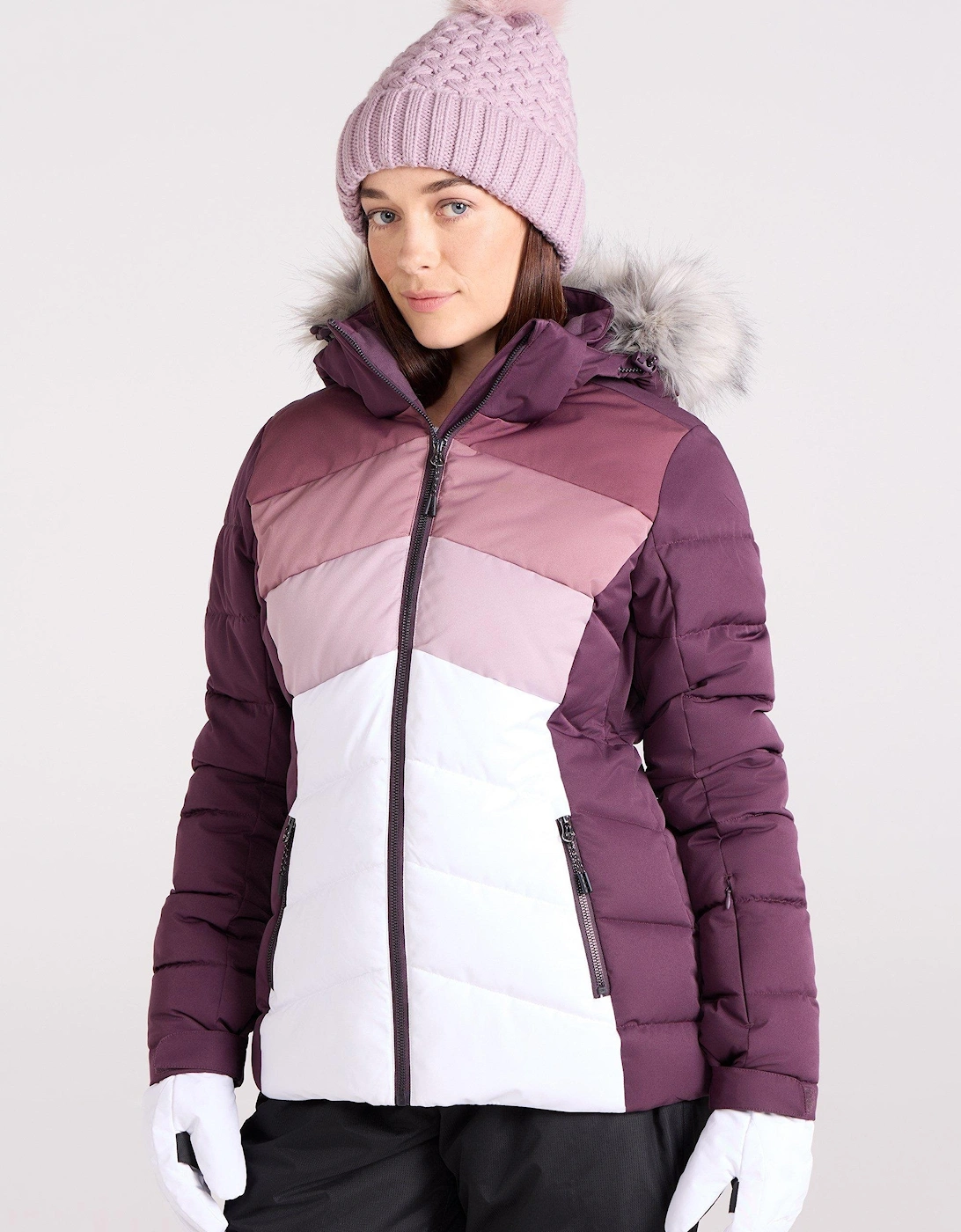 Womens/Ladies Cascade Padded Ski Jacket, 2 of 1