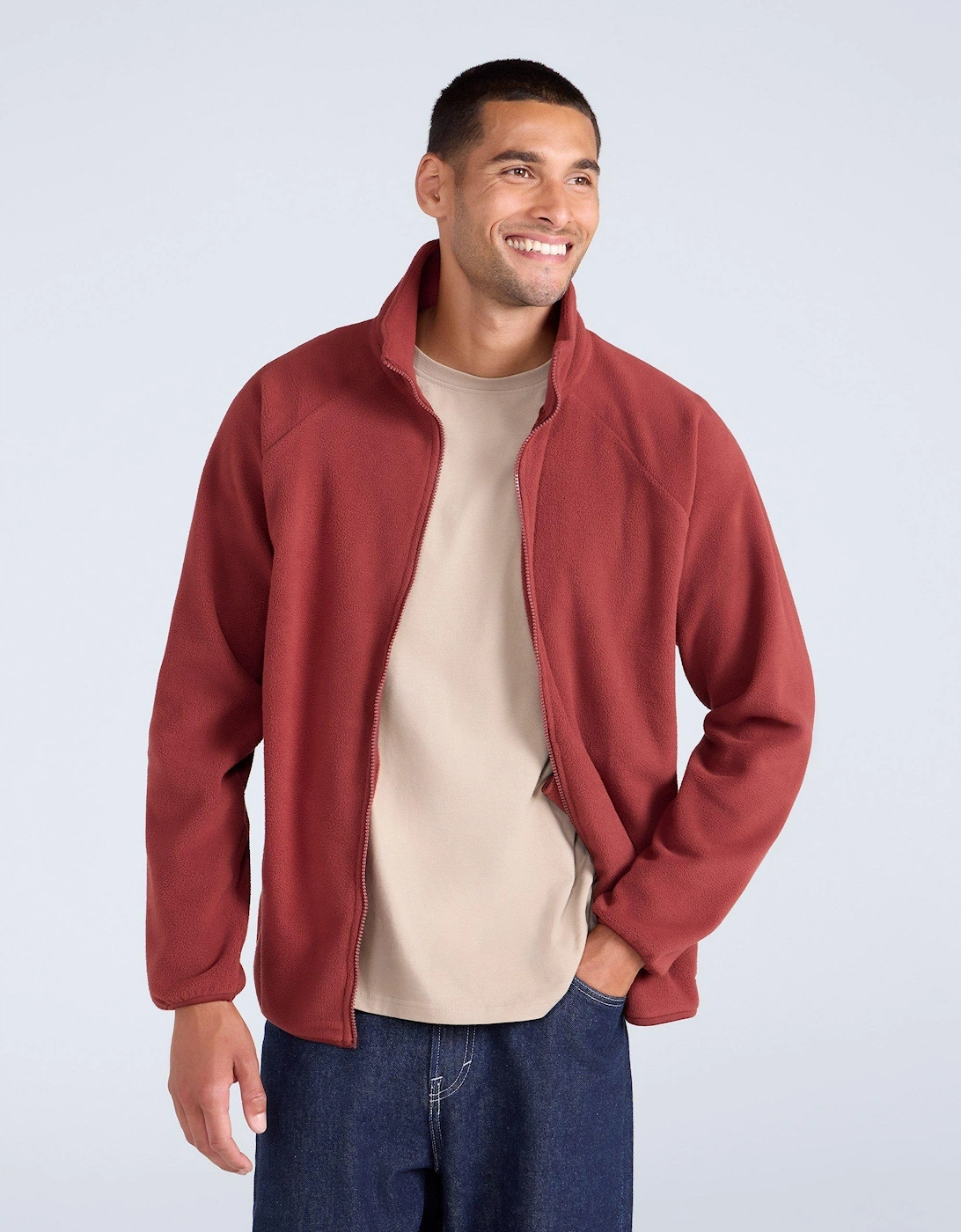 Mens Stockholm Full Zip Fleece Jacket, 2 of 1