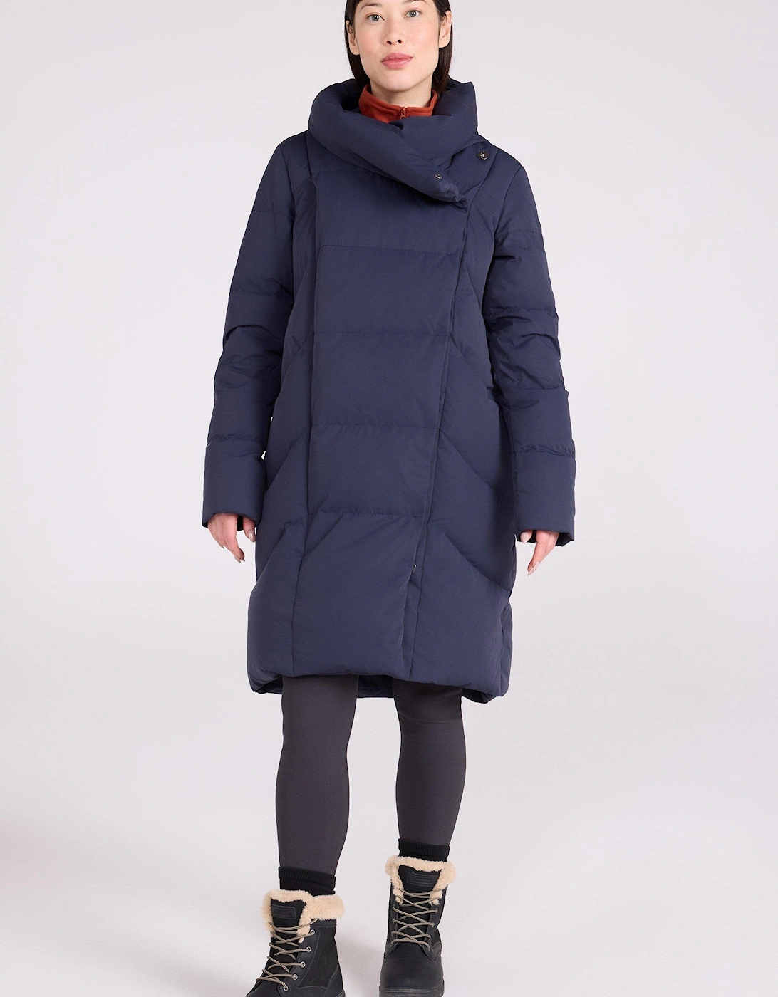 Womens/Ladies Cosy Extreme II Wrap Down Jacket, 2 of 1