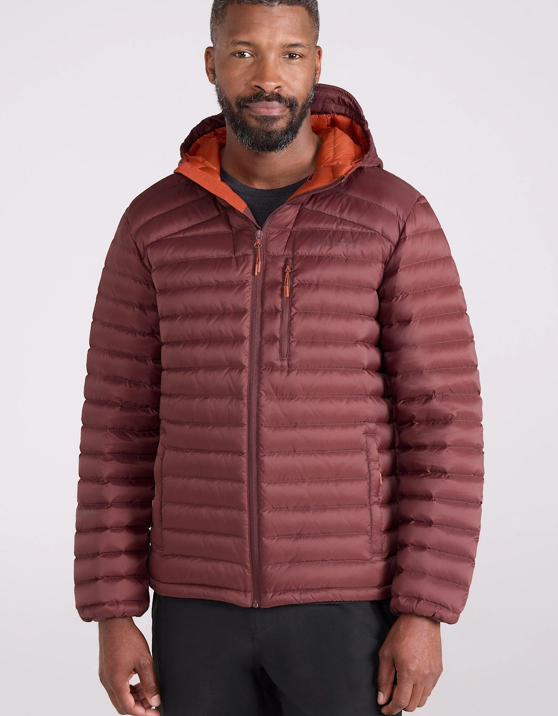 Mountain Warehouse Men's Mountain Warehouse Mens Henry II Extreme Down Filled Padded Jacket - Red