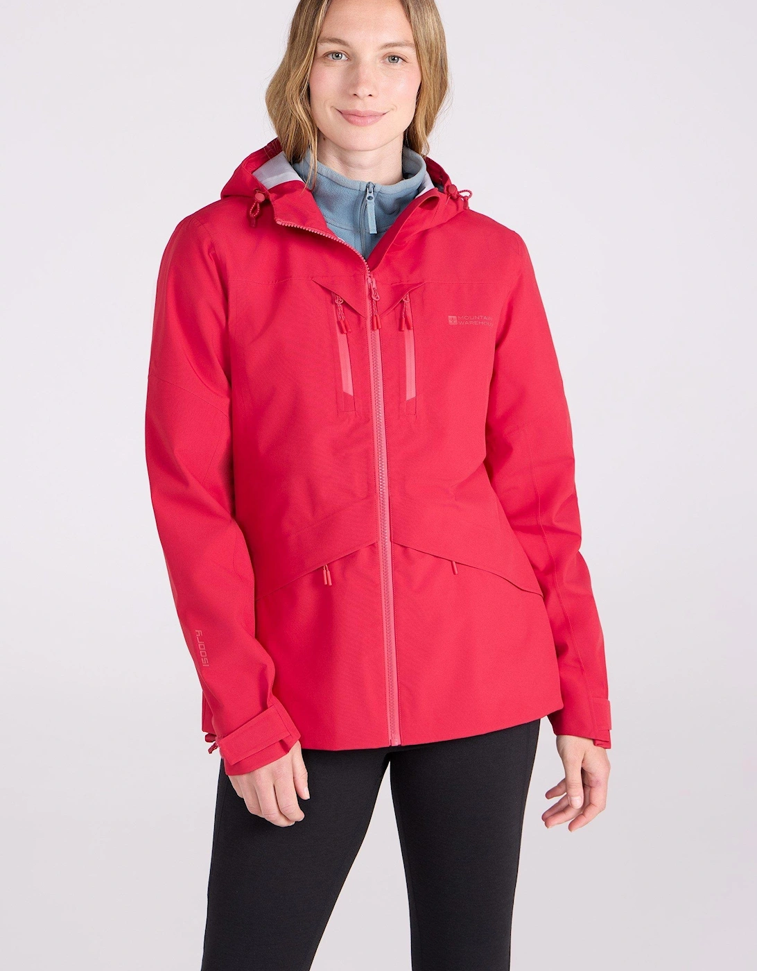 Mountain Warehouse Women's Mountain Warehouse Womens/Ladies Rhine Extreme 3 Layer Waterproof Jacket - Red