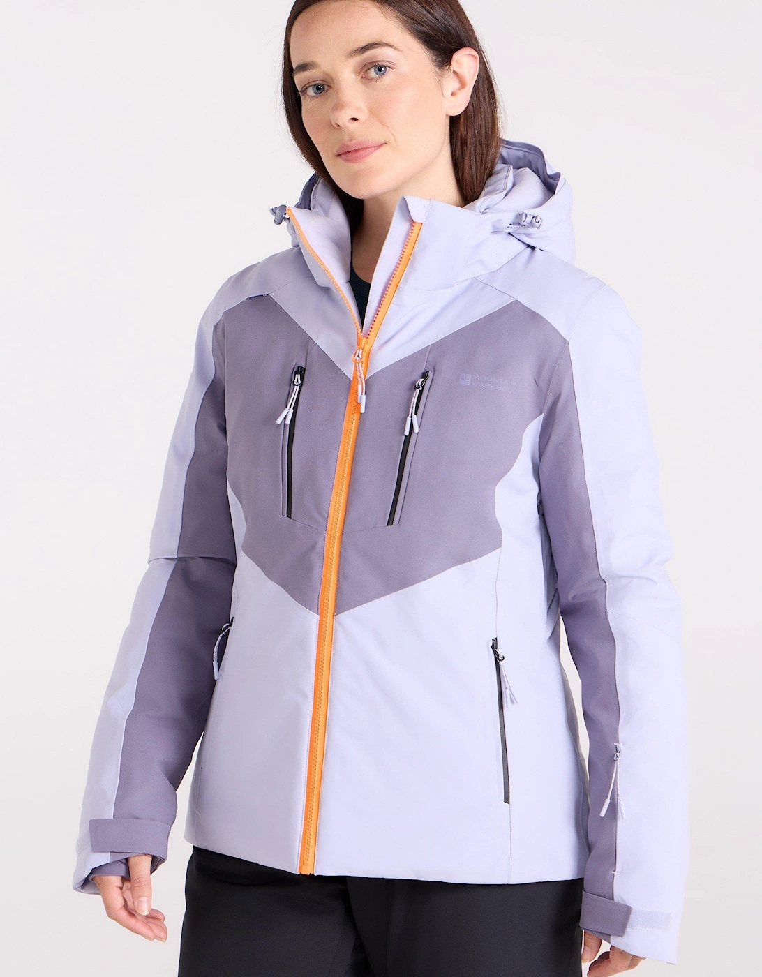 Women's Mountain Warehouse Womens/Ladies Valais Waterproof Waterproof Ski Jacket - Purple - Size: 16