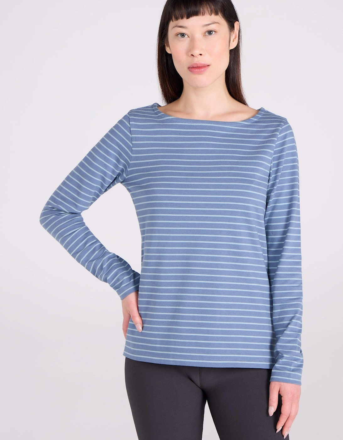 Womens/Ladies St Ives Crew Neck Top, 2 of 1