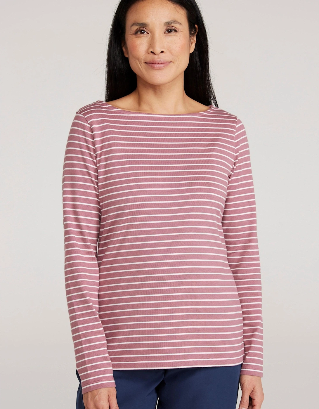 Womens/Ladies St Ives Crew Neck Top, 2 of 1