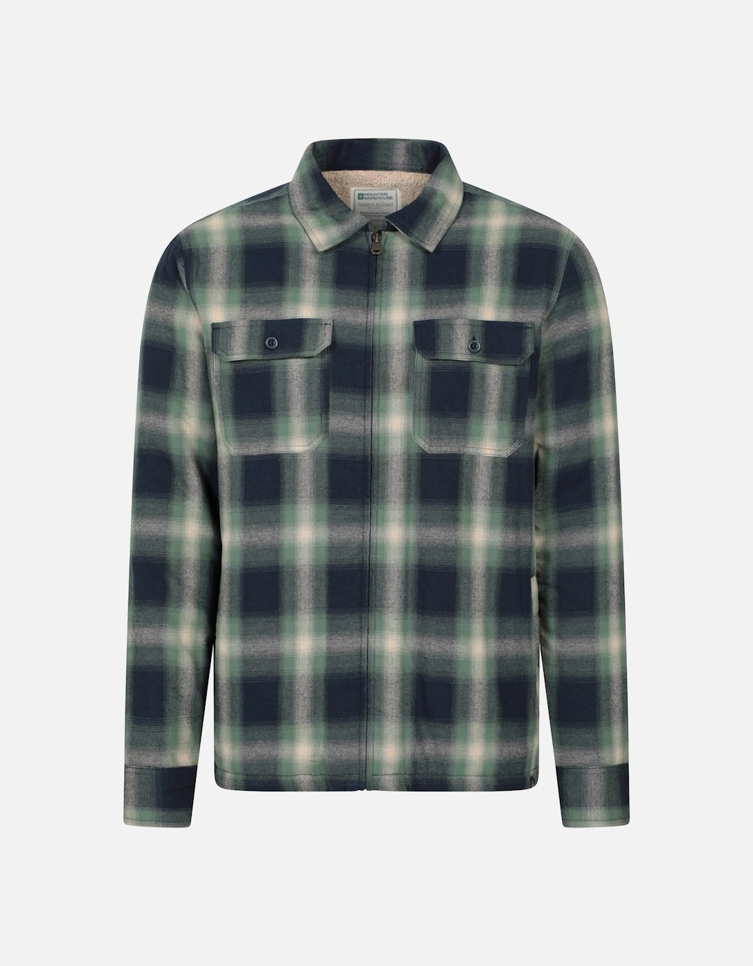 Mens Stream II Flannel Lined Shirt, 2 of 1