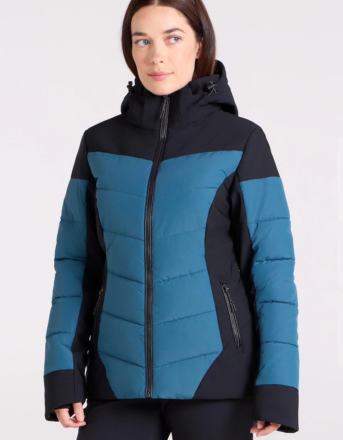 Mountain Warehouse Women's Navy / Resort Recco Padded Ski Jacket - Size: 18