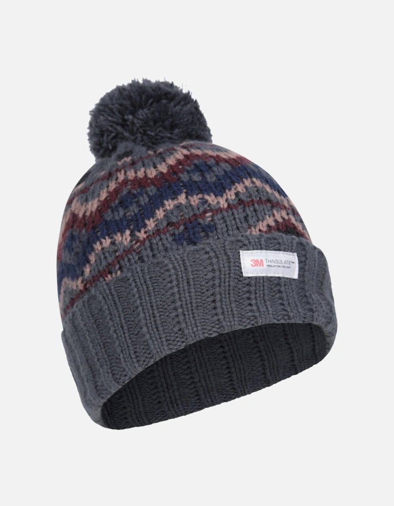 Mens Fair Isle Thinsulate Beanie