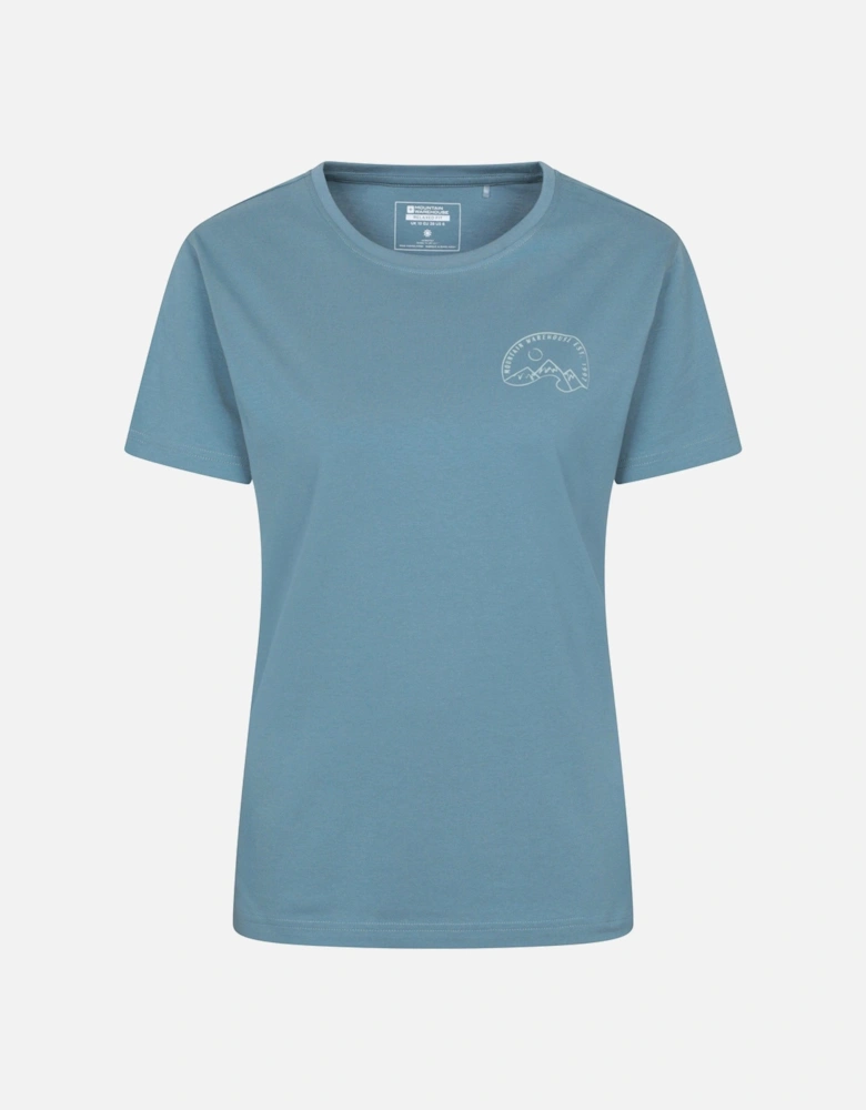 Womens/Ladies Tree Ring Relaxed Fit T-Shirt