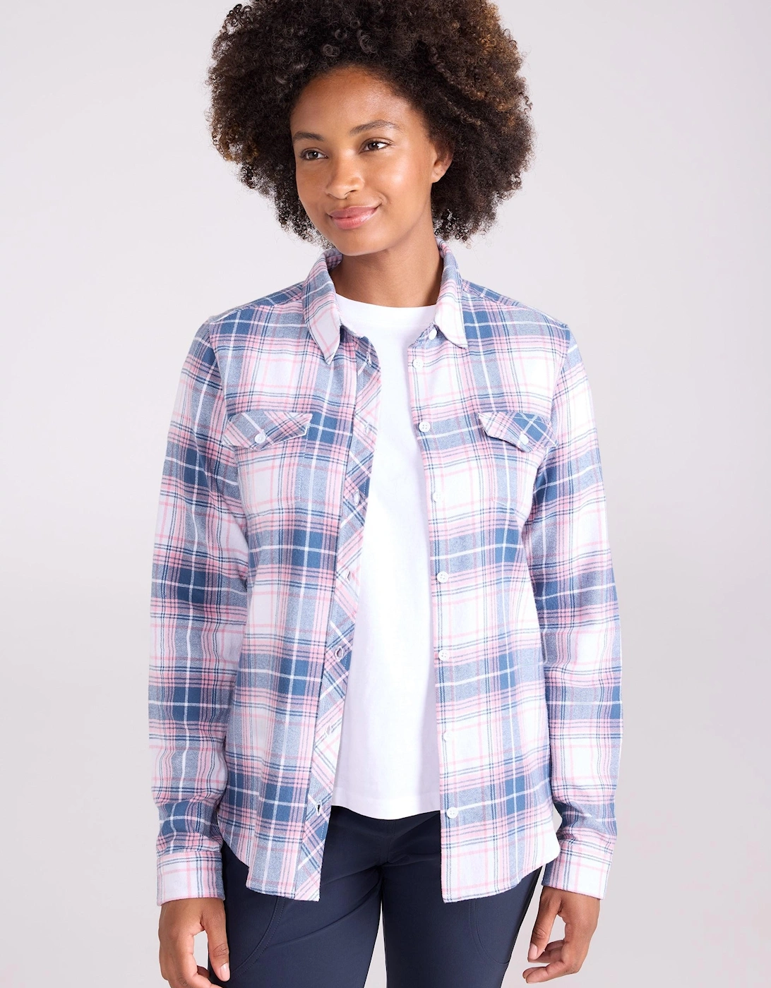 Womens/Ladies Willow Flannel Shirt, 2 of 1