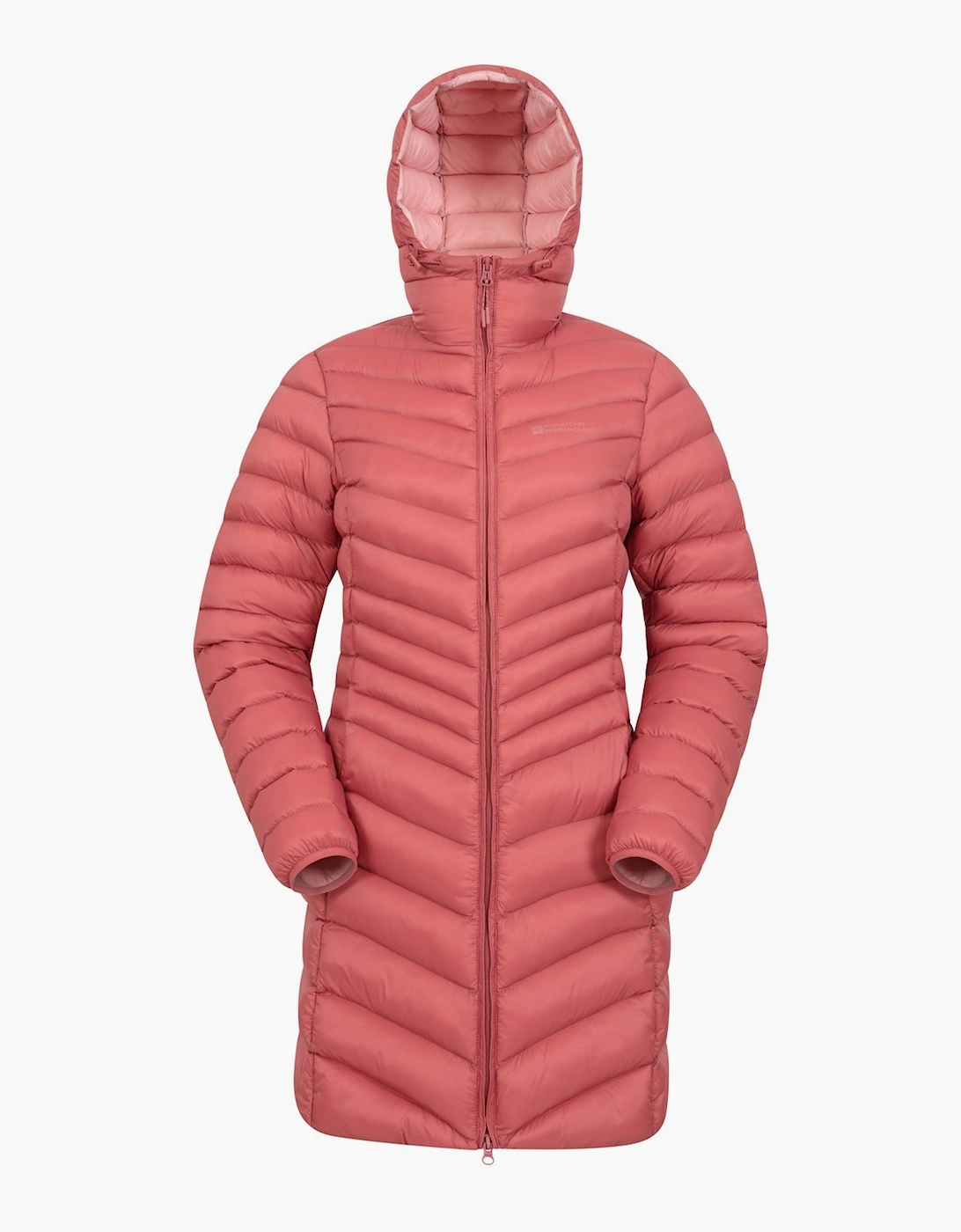 Mountain Warehouse Women's Red/Orange/Brown / Florence Long Padded Jacket - Size 18