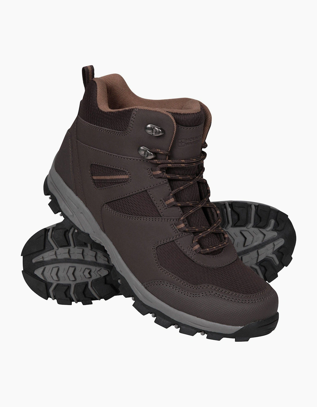 Mountain Warehouse Men's Brown Mcleod Wide Walking Boots - Size: 11 Uk