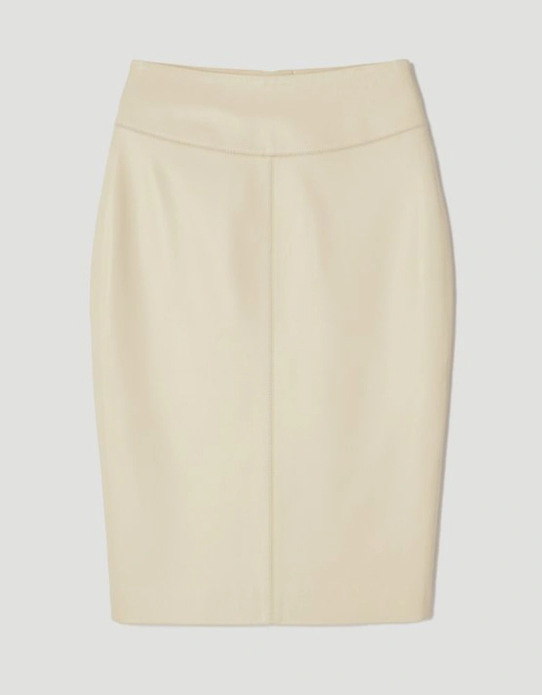 Leather Signature Pencil Skirt