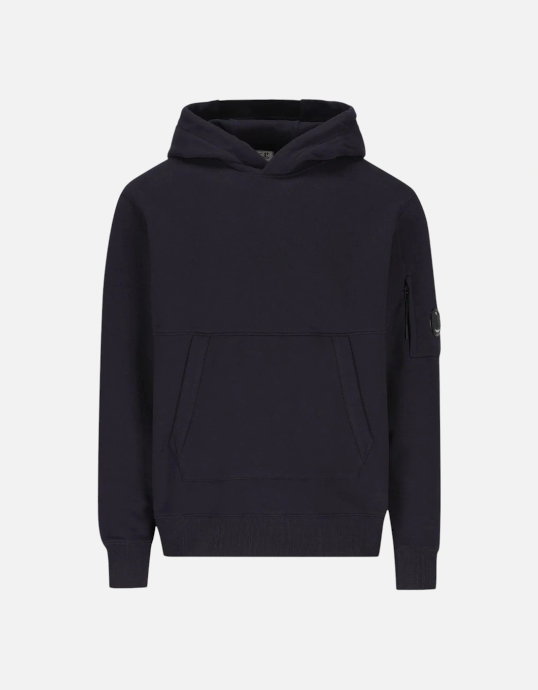 C.P. Company Brushed Cotton Navy Hoodie, 4 of 3