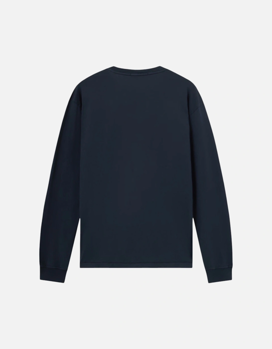 Long Sleeve Slim Fit Navy T-Shirt