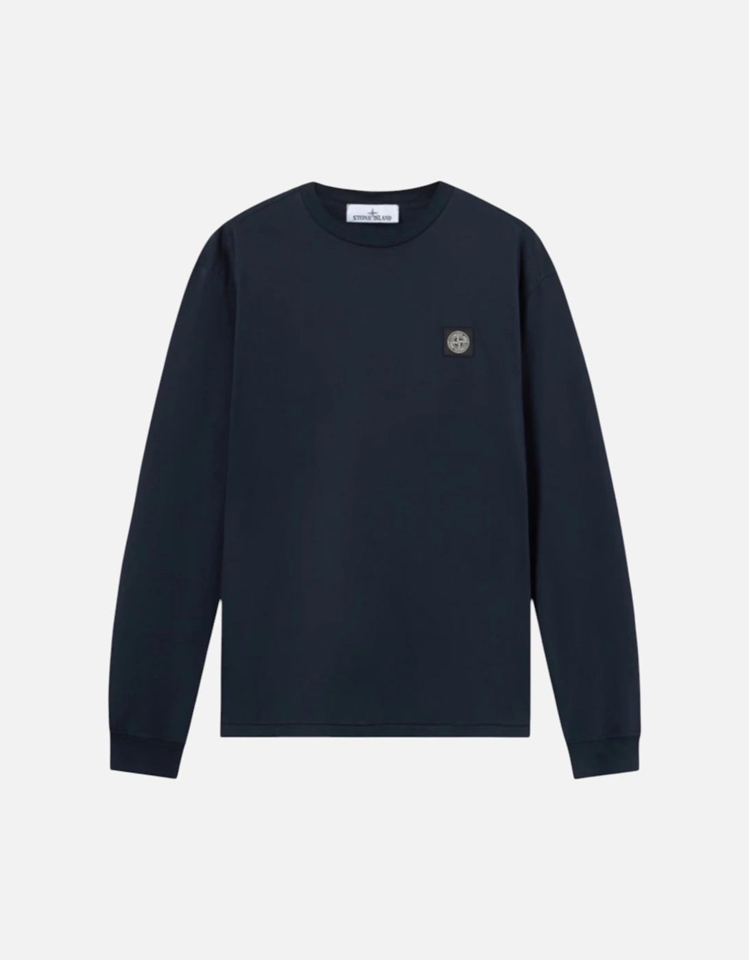 Long Sleeve Slim Fit Navy T-Shirt, 3 of 2