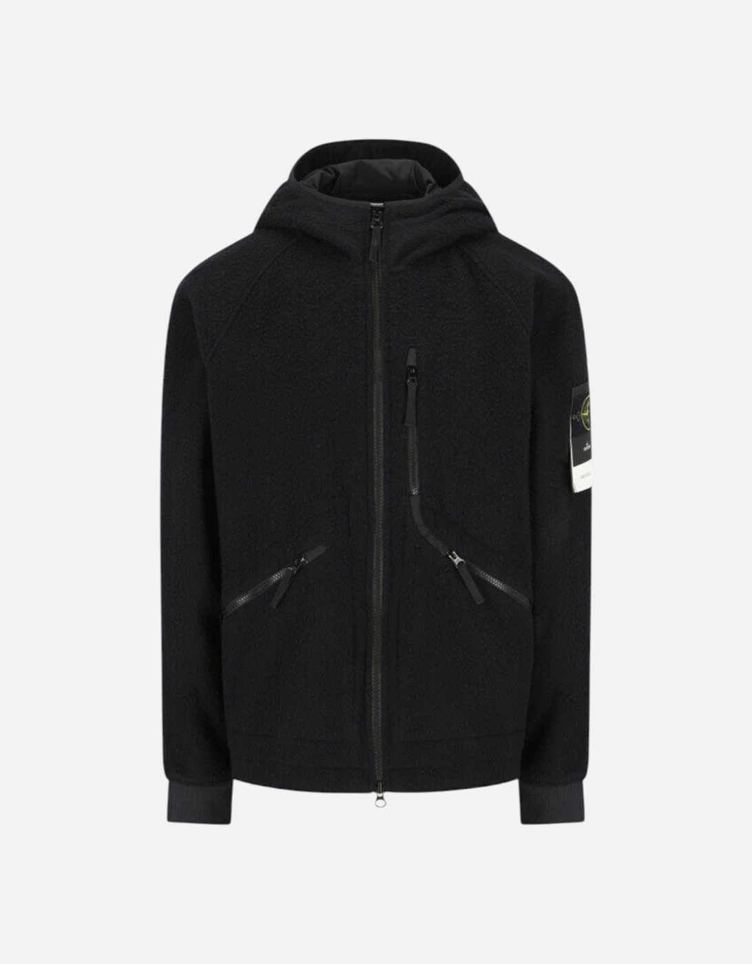 Virgin Wool And Nylon Navy Jacket, 3 of 2