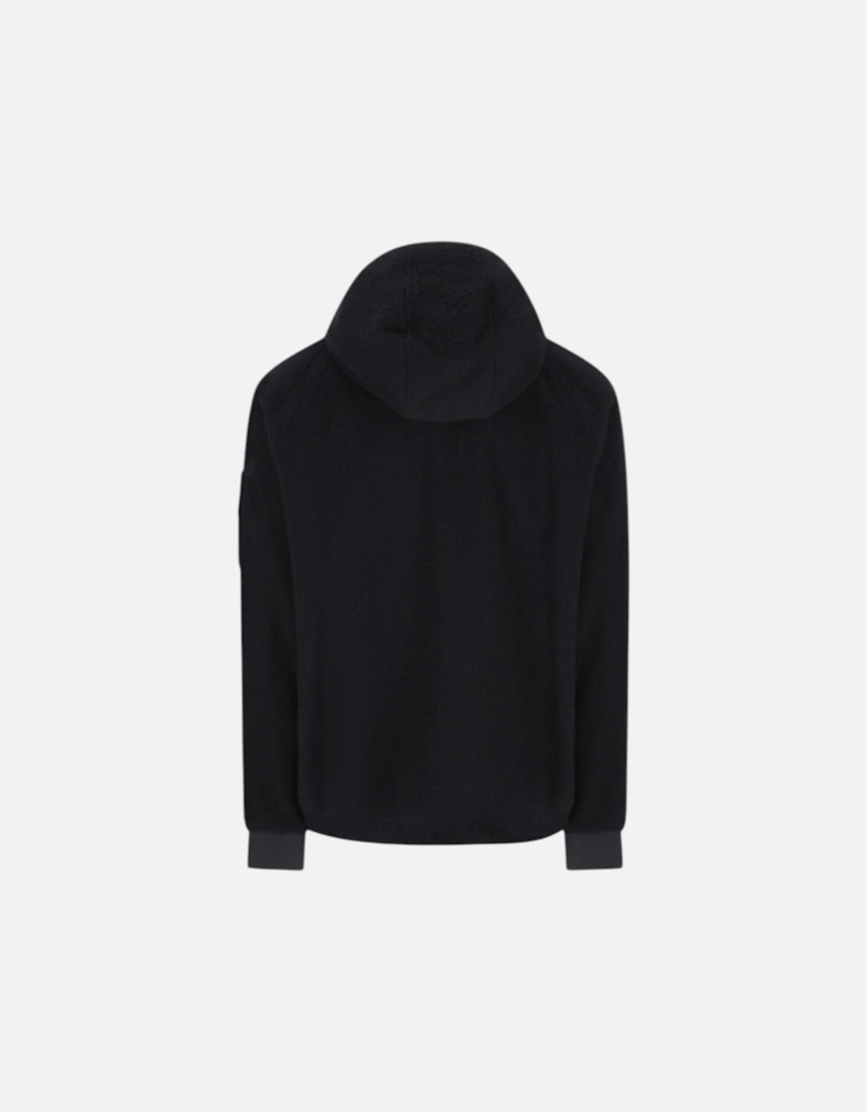 Virgin Wool And Nylon Navy Jacket