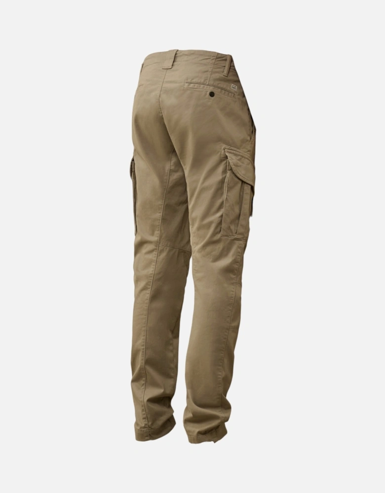 C.P. Company Stretch Sateen Cargo Lens Vintage Khaki Pants