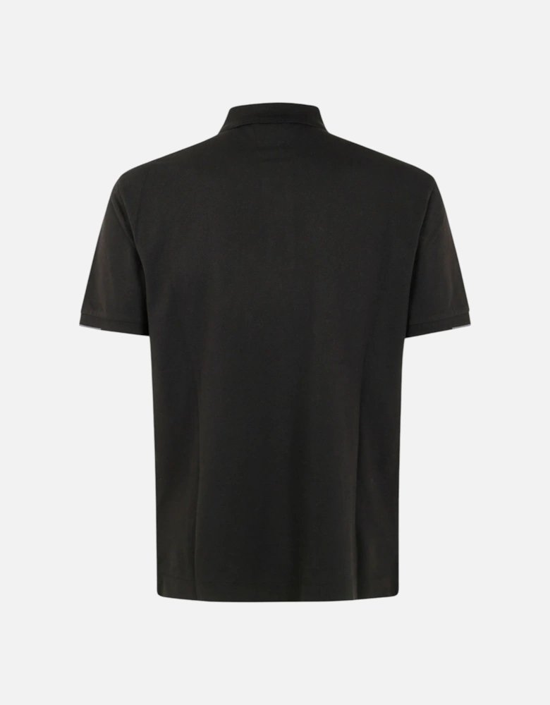 C.P Company Metropolis Series Black Polo Shirt