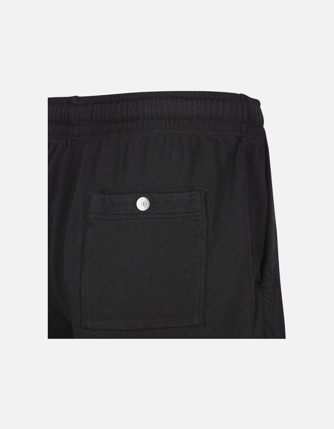 Black Cotton Cargo Shorts