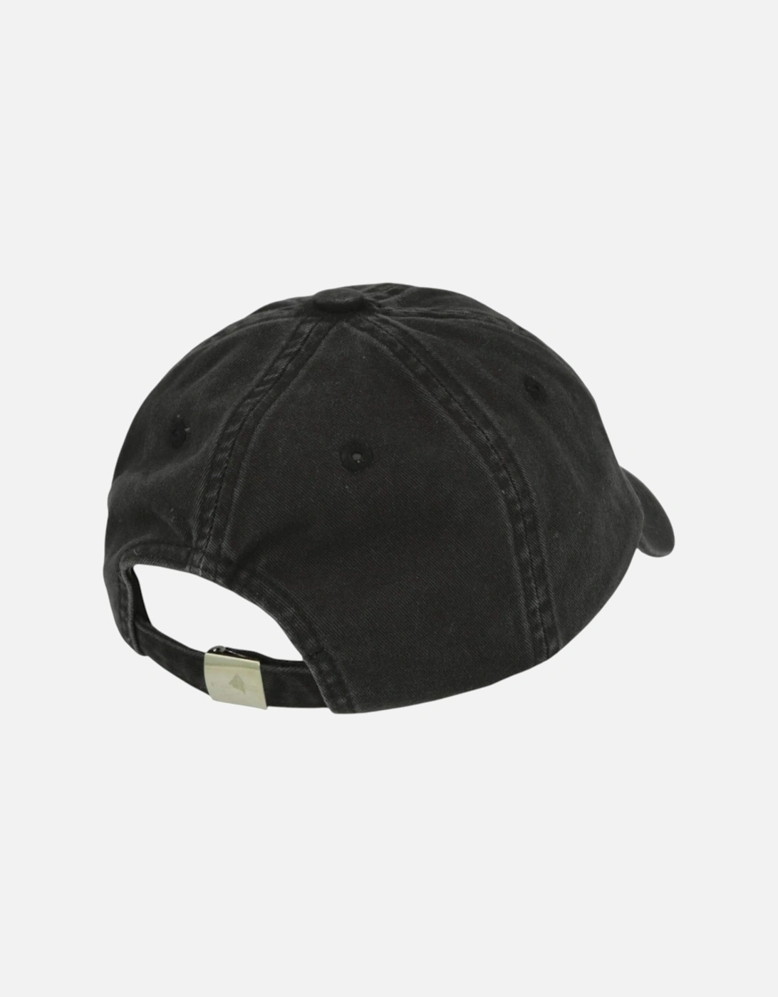 Brushed Cotton Black Baseball Cap