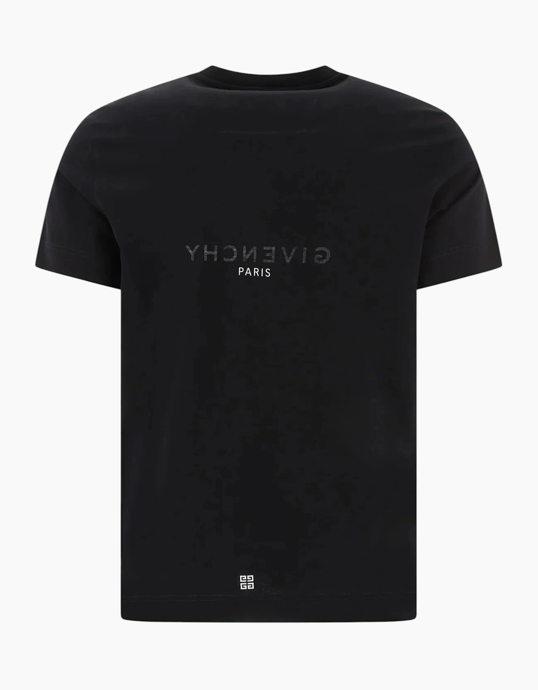 Givenchy Unisex Black Slim Fit Cotton Reverse T-Shirt - : Xl