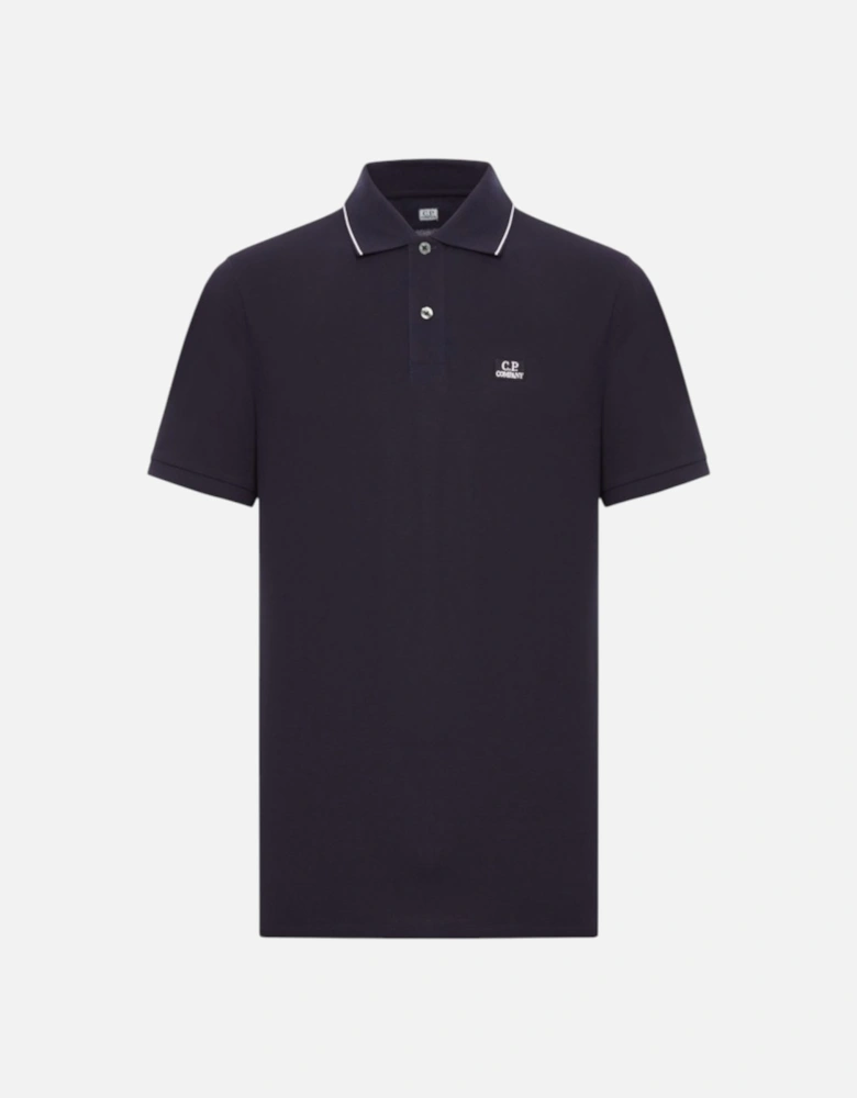 C.P Company Navy Cotton Polo Shirt