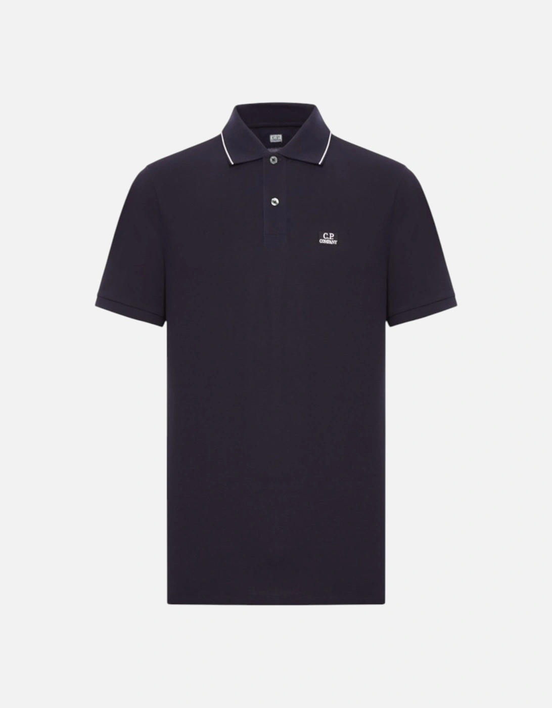C.P Company Navy Cotton Polo Shirt, 3 of 2