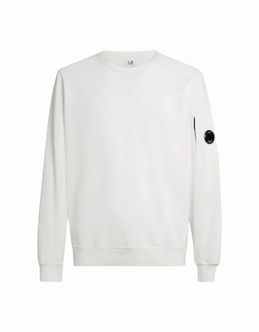 C.P. Company White Light Fleece Lens Sweatshirt, 3 of 2