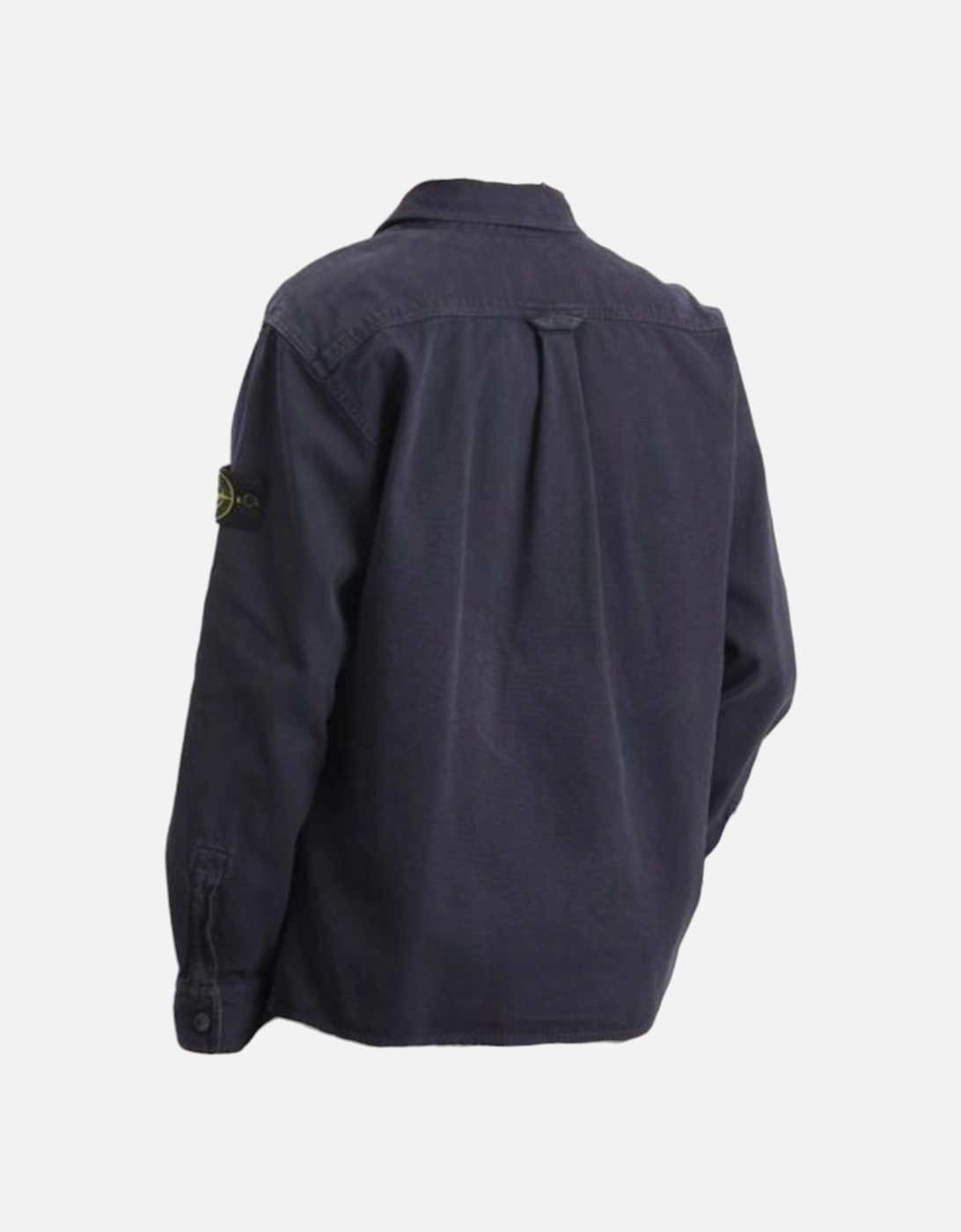 Organic Panama Cotton Blue Overshirt