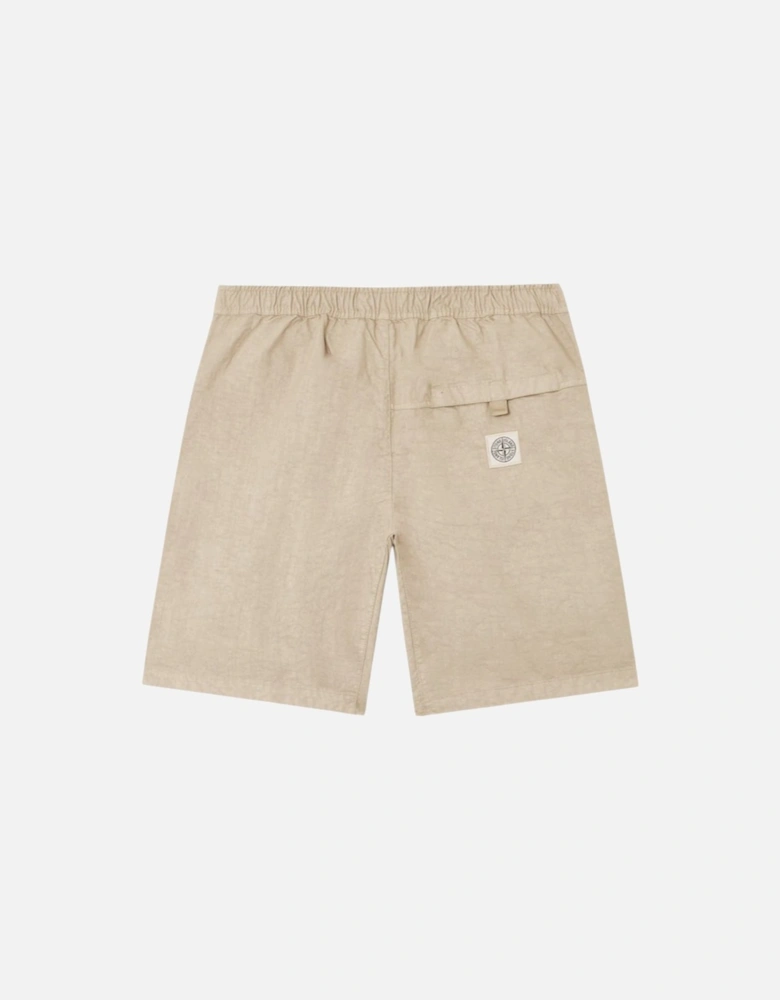 Panama Weave Biscuit Shorts