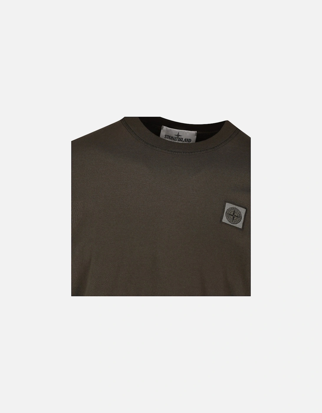 Military Green Fissato Patch T-Shirt
