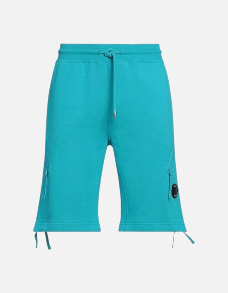 C.P. Company Turquoise Lens With Zips Shorts