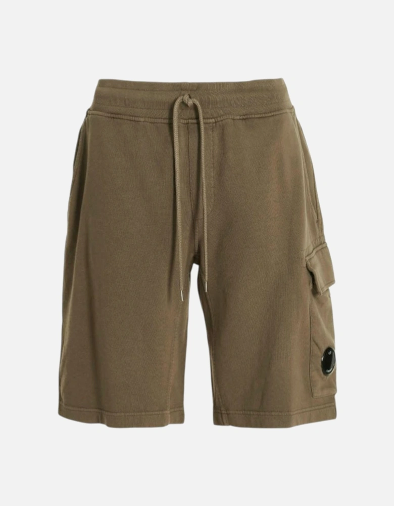 C.P. Company Cotton Brown Green  Lens Shorts