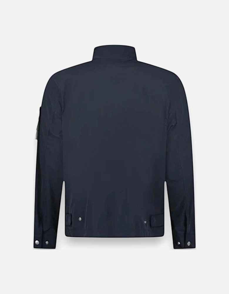 Micro Twill Blouson Navy Jacket