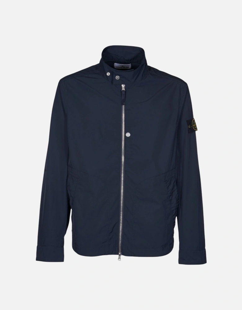 Micro Twill Blouson Navy Jacket