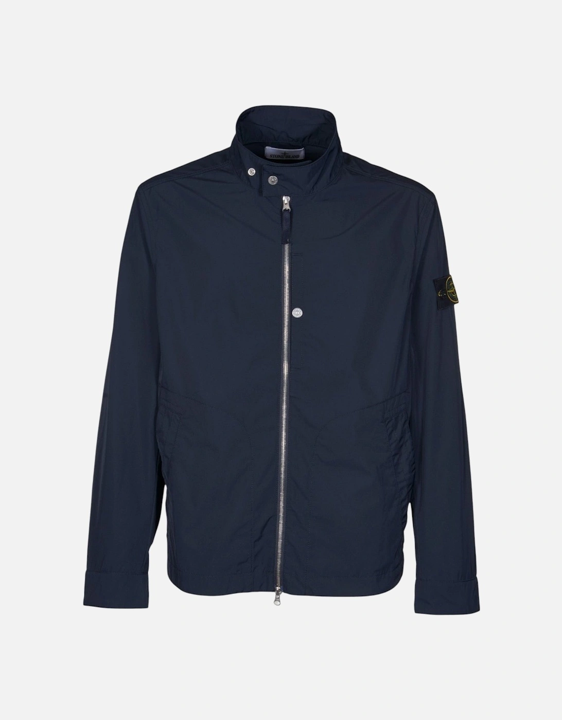 Micro Twill Blouson Navy Jacket, 4 of 3