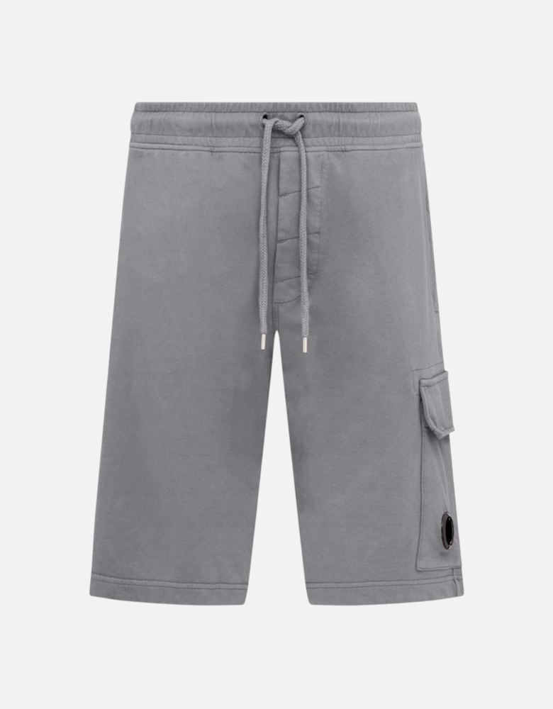 C.P. Company Light Fleece Cotton Shadow Grey Shorts