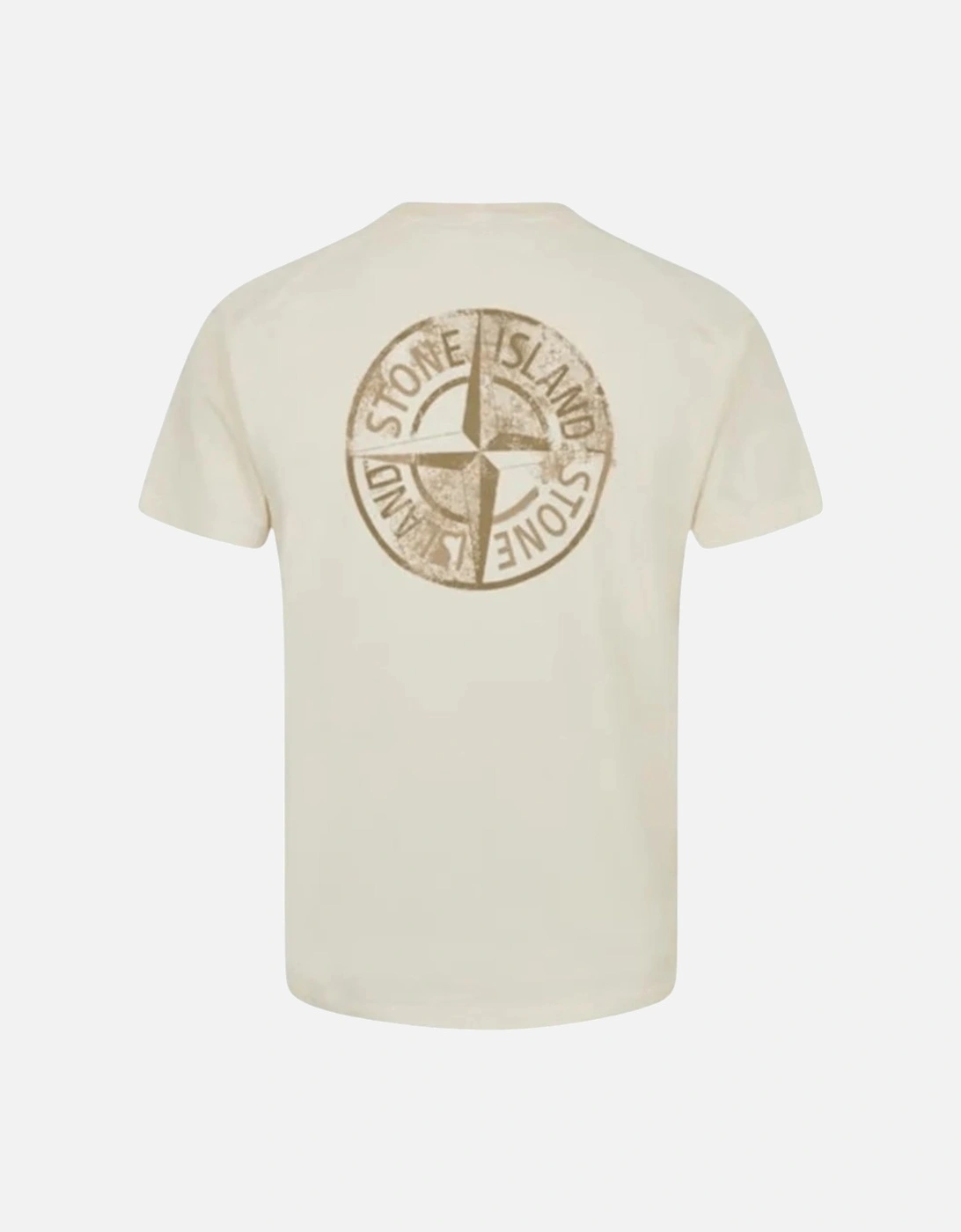 Reflective Print Ivory T-Shirt