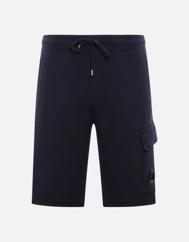 C.P. Company Cotton Lens Navy Shorts