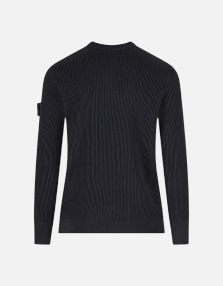 Full Rib RWS Wool Navy Sweatshirt