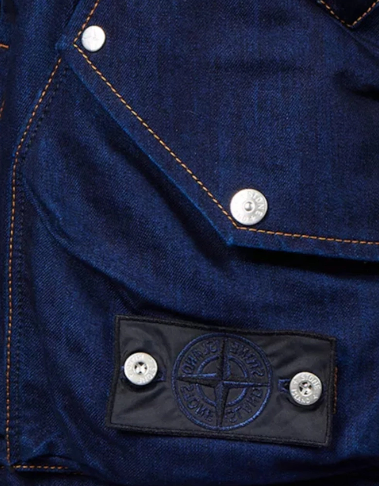 Indigo Denim Utility Vest